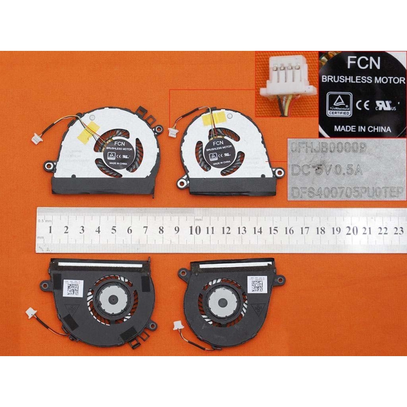 Ventola per laptop Lenovo Yoga 710-15, DFS400705PU0TEP