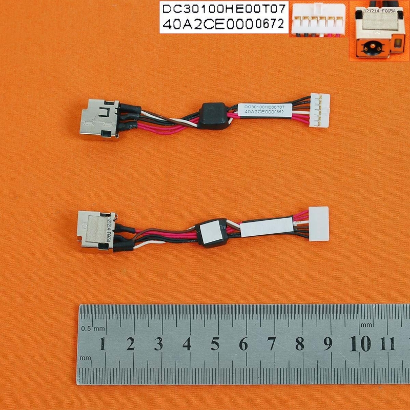 Connettore jack CC per laptop HP Folio 13-2000, 672361-001