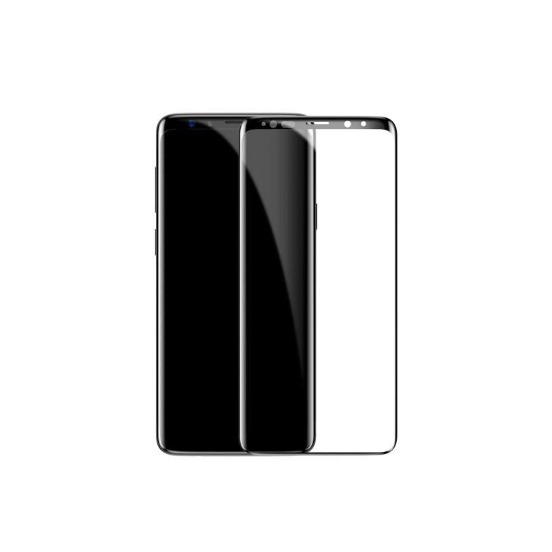 PROTECTOR DE PANTALLA DE CRISTAL TEMPLADO 0.3MM PARA SAMSUNG S9 PLUS EN NEGRO