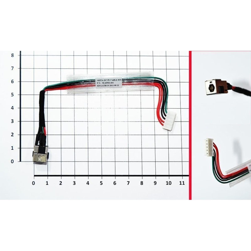 Connettore jack DC per laptop HP Compaq Presario C700 | DC301002B00