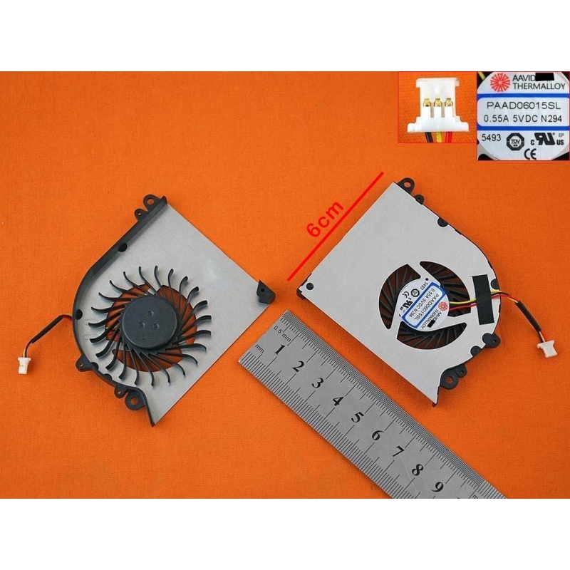 Ventola per CPU portatile MSI GS60, PAAD06015SL-N294