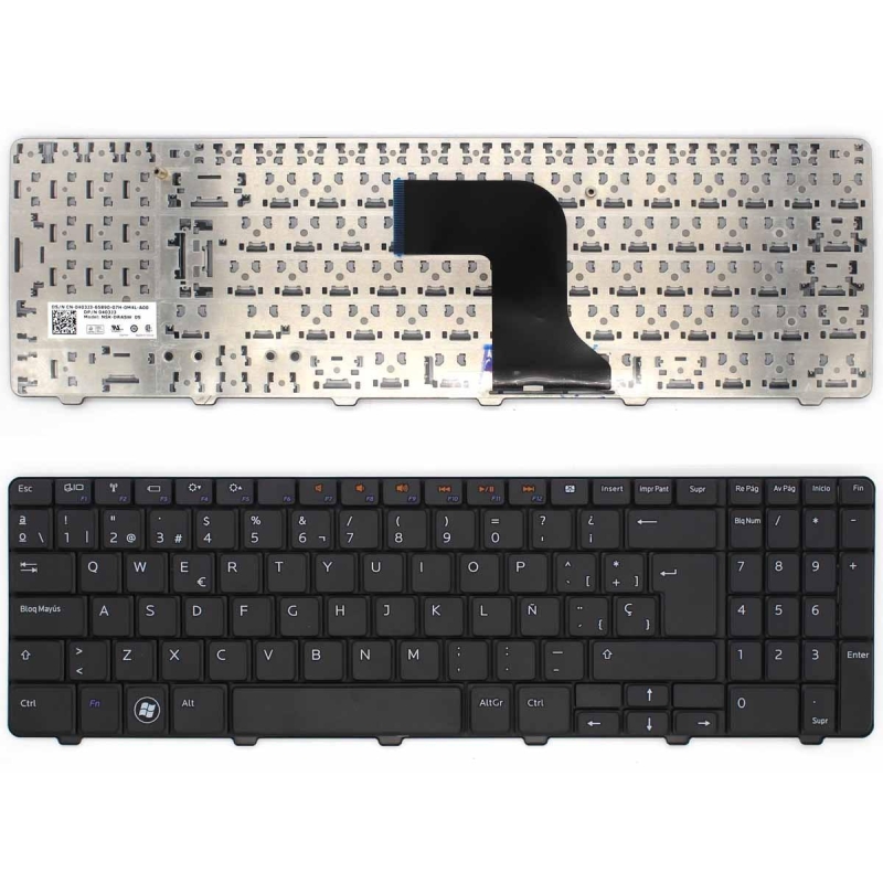 Teclado para portatil Dell Inspiron 15R N5010 | NSK-DRASW 0S