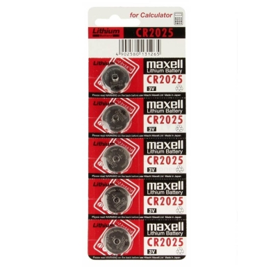 Batteria a bottone al litio Maxell CR2025 3V