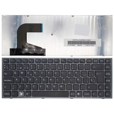 Teclado Para Portátil Sony Vpc-S Preto  Nsk-Sa5sq