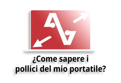 Come sapere i pollici del mio portatile